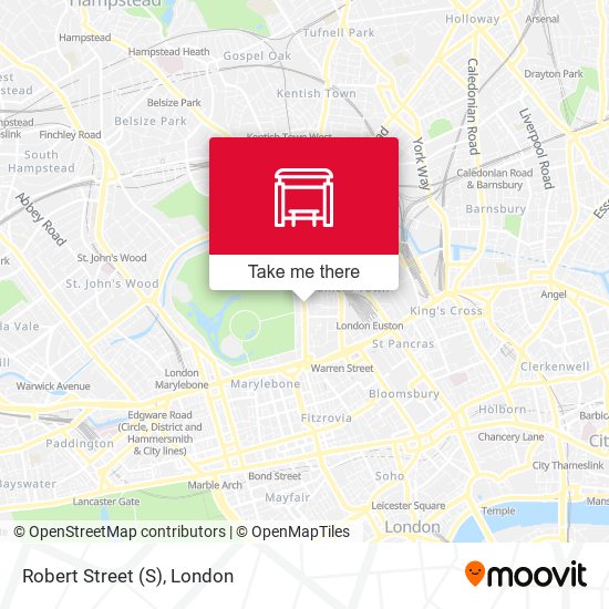 Robert Street map