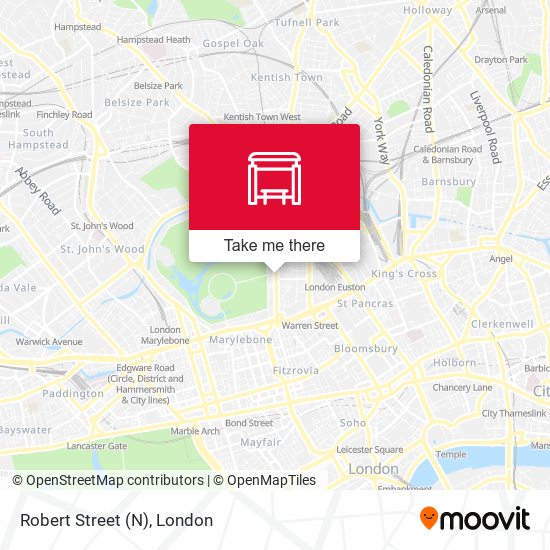 Robert Street (N) map