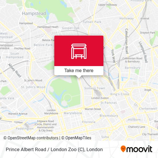 Prince Albert Road / London Zoo (C) map