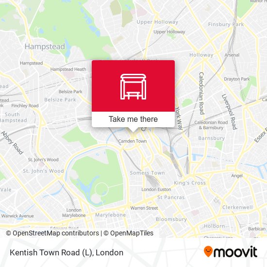 Kentish Town Road (L) map