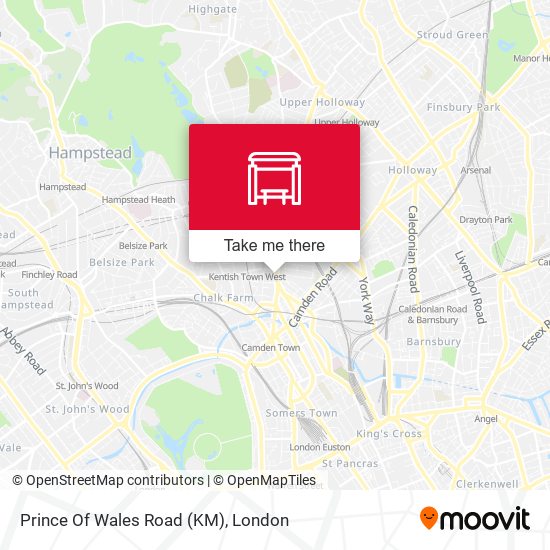 Prince Of Wales Road (KM) map