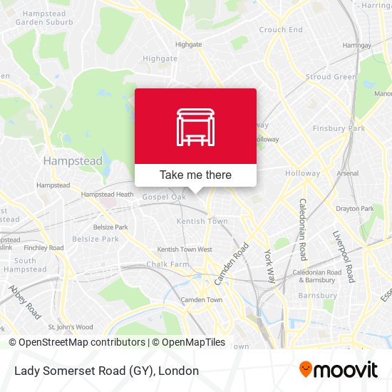 Lady Somerset Road (GY) map