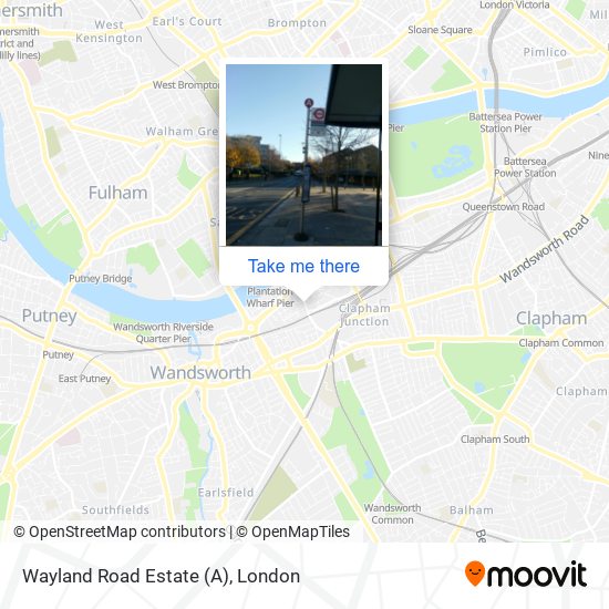 Wayland Road Estate (A) map