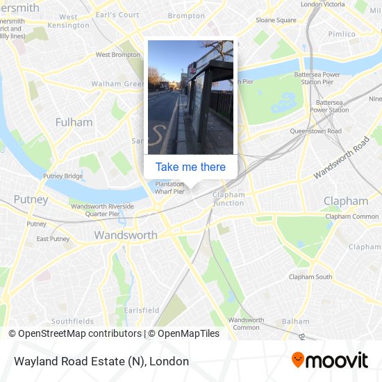 Wayland Road Estate (N) map