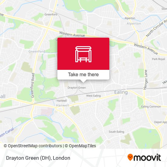 Drayton Green (DH) map
