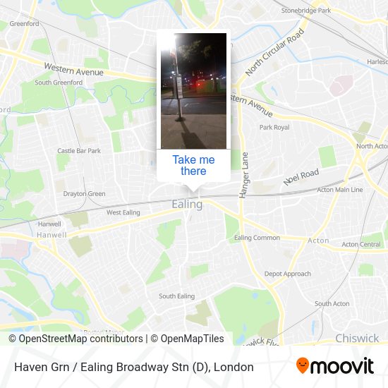 Haven Grn / Ealing Broadway Stn (D) map