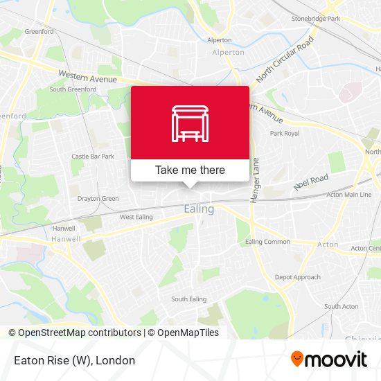Eaton Rise (W) map