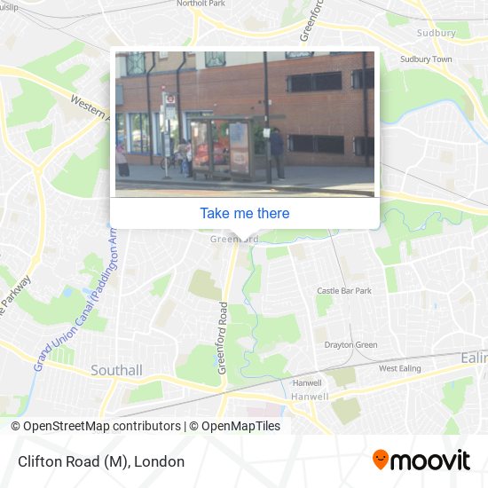 Clifton Road (M) map