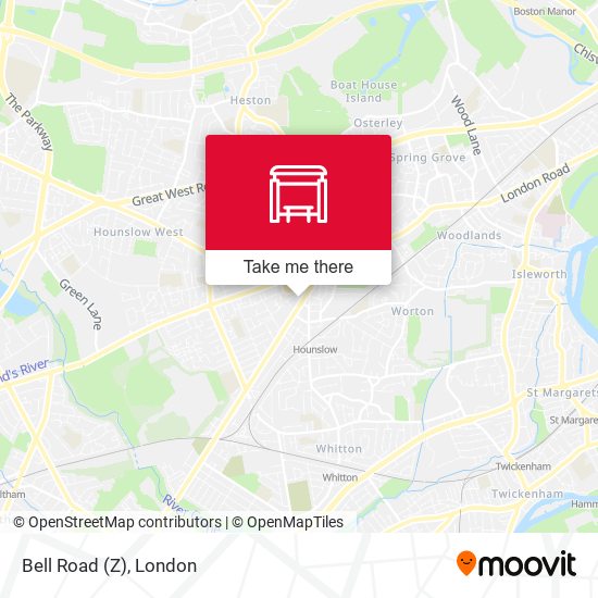 Bell Road (Z) map