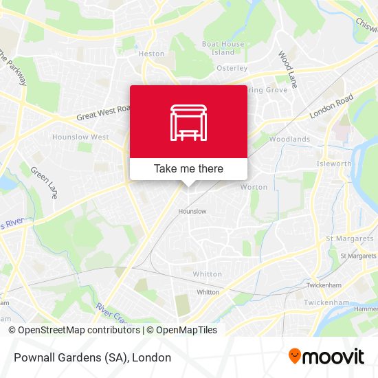 Pownall Gardens (SA) map