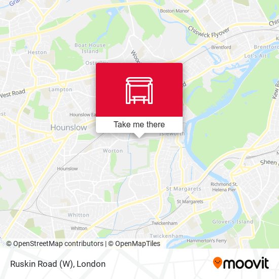 Ruskin Road (W) map