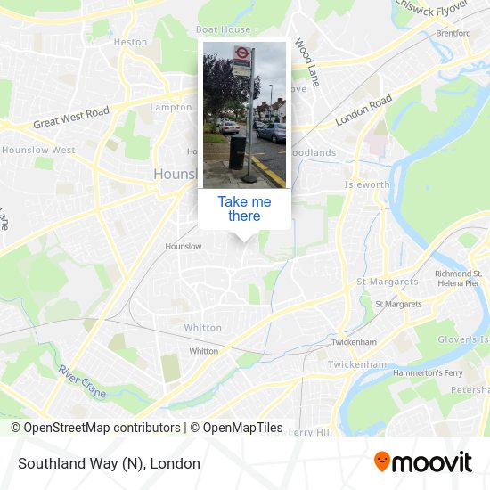 Southland Way (N) map