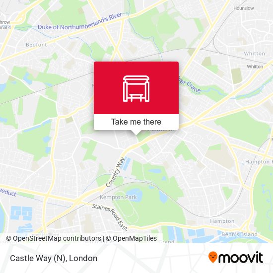 Castle Way (N) map