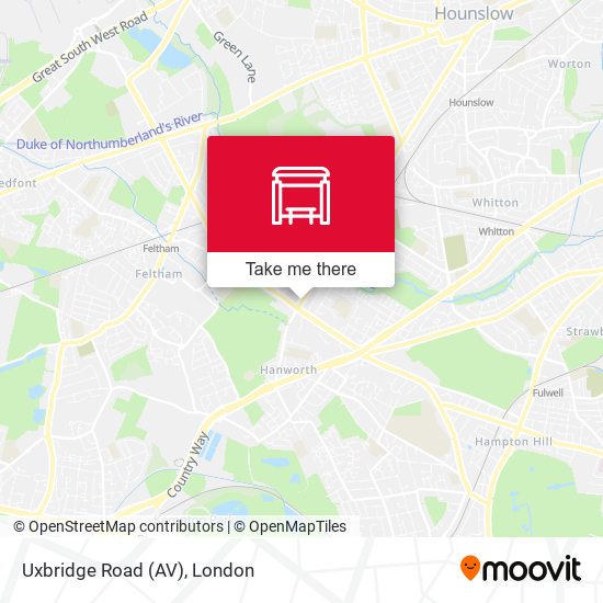 Uxbridge Road (AV) map