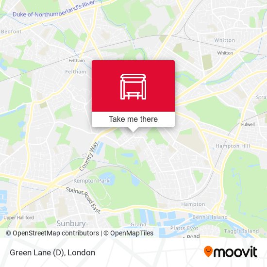 Green Lane (D) map
