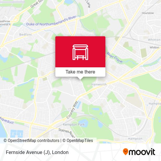 Fernside Avenue (J) map