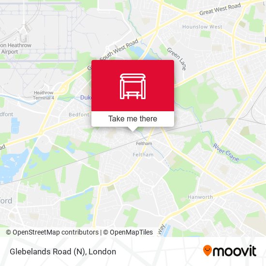 Glebelands Road (N) map