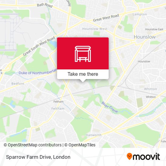Sparrow Farm Drive map