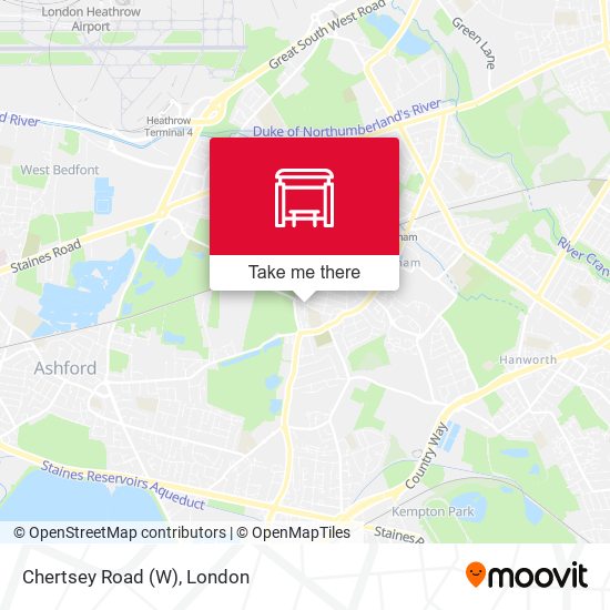 Chertsey Road (W) map