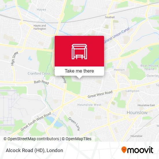Alcock Road (HD) map