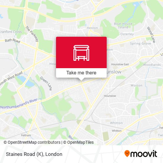 Staines Road (K) map