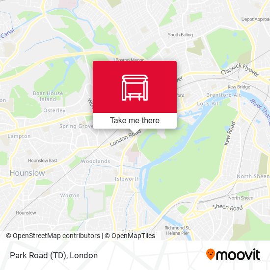 Park Road (TD) map