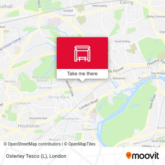 Osterley Tesco (L) map