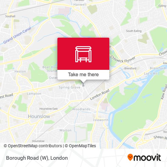 Borough Road (W) map