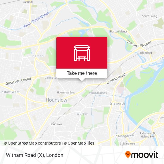 Witham Road (X) map