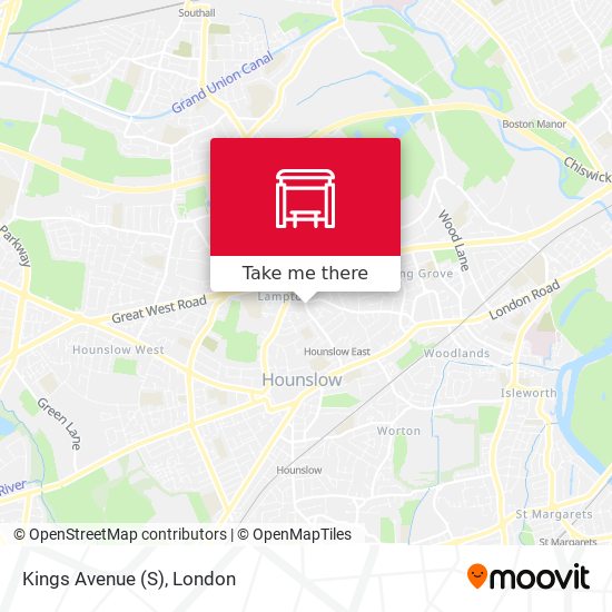 Kings Avenue (S) map