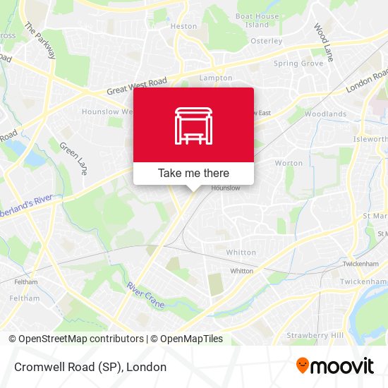 Cromwell Road (SP) map