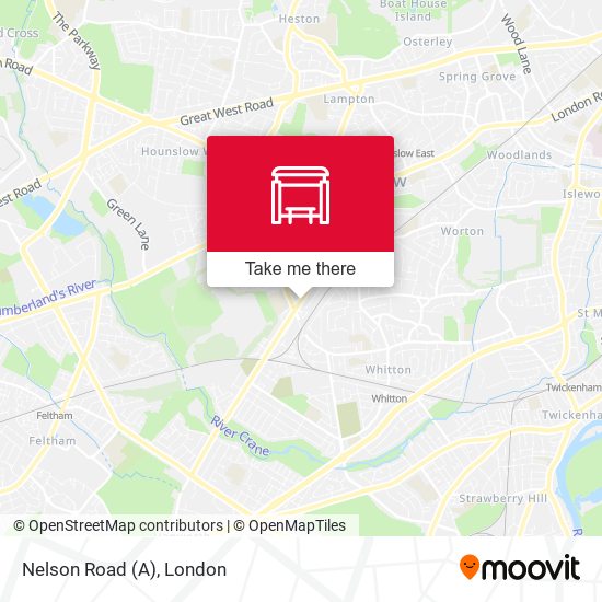 Nelson Road (A) map