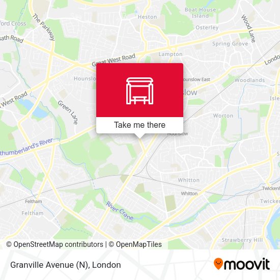 Granville Avenue (N) map