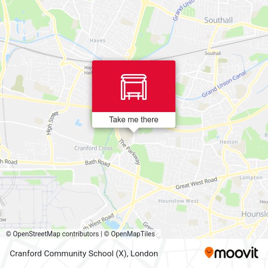 Cranford Community School (X) map