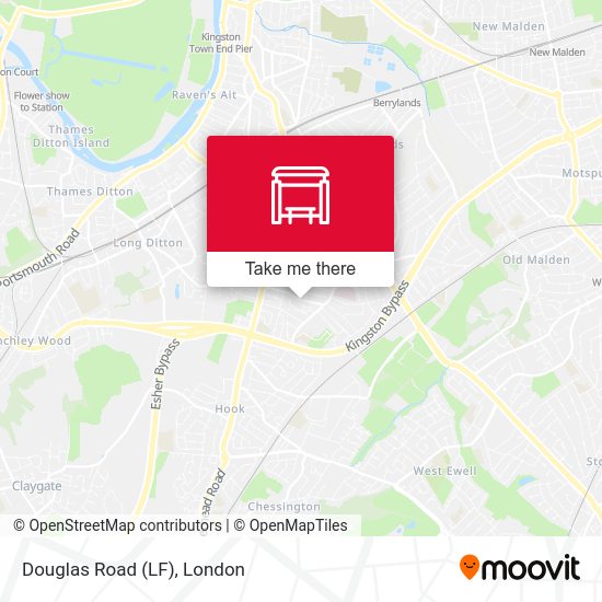 Douglas Road (LF) map