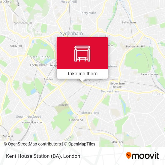 Kent House Station (BA) map