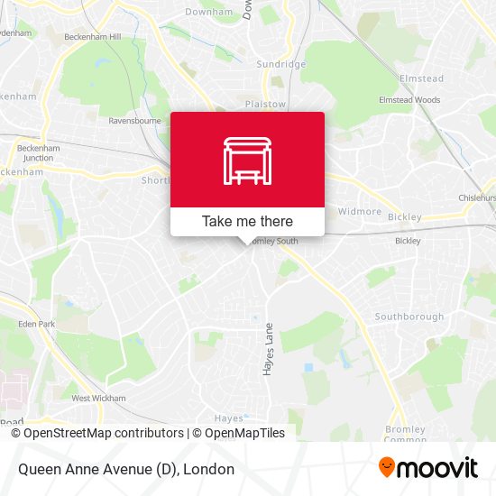 Queen Anne Avenue (D) map