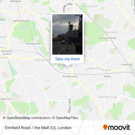 Elmfield Road / the Mall (U) map
