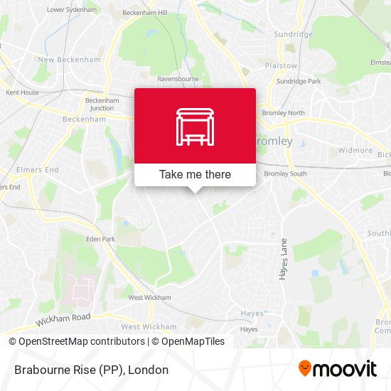Brabourne Rise (PP) map