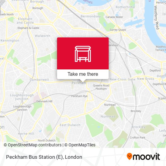 Peckham Bus Station (E) map