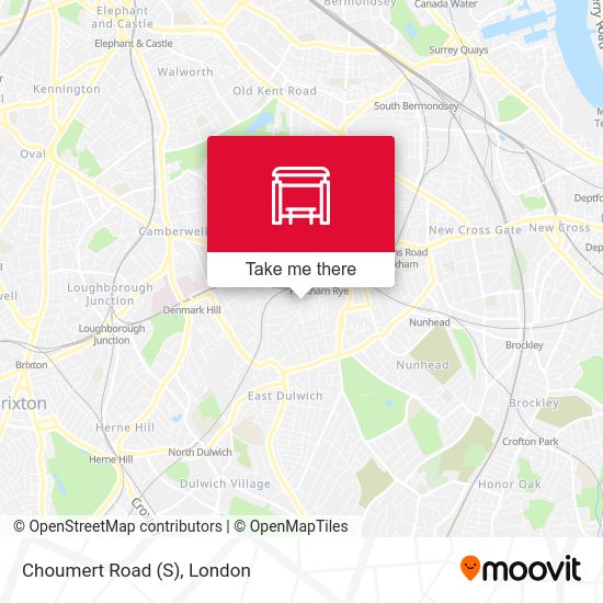 Choumert Road (S) map
