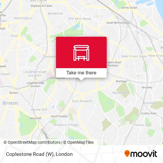 Coplestone Road (W) map