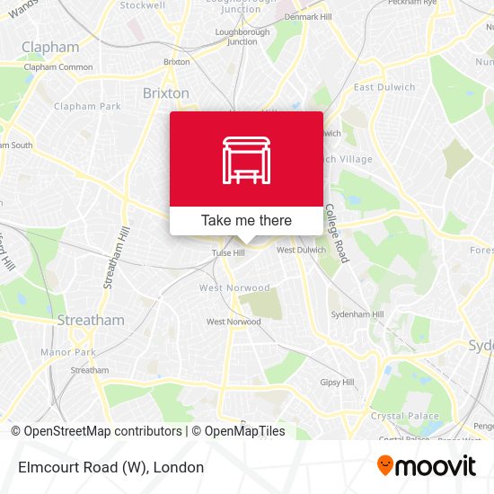 Elmcourt Road (W) map