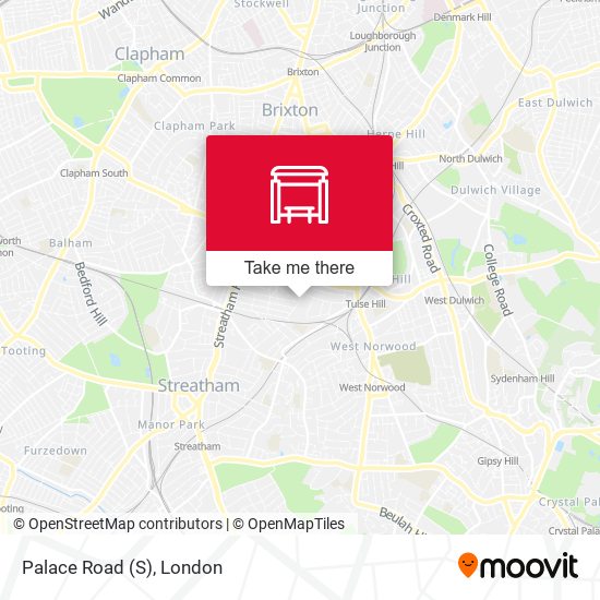 Palace Road (S) map