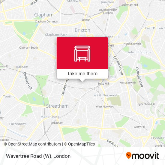Wavertree Road map