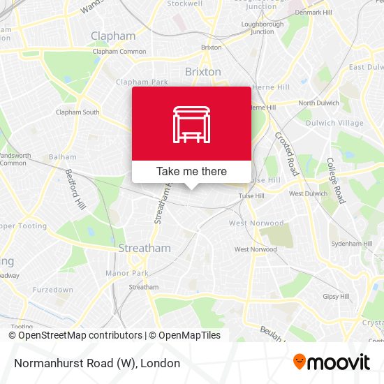 Normanhurst Road (W) map