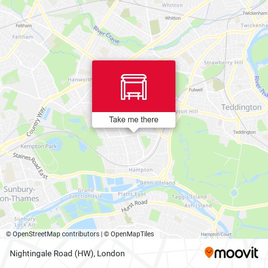 Nightingale Road (HW) map