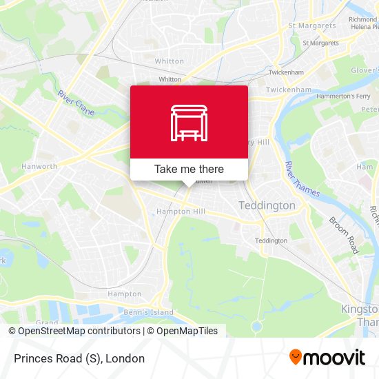 Princes Road (S) map
