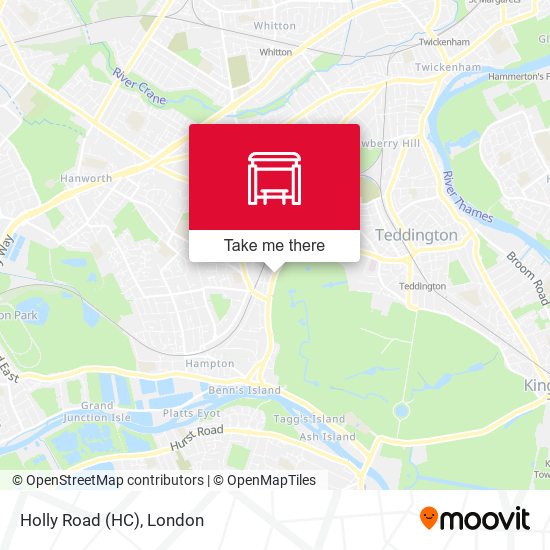 Holly Road (HC) map