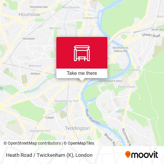 Heath Road / Twickenham (K) map